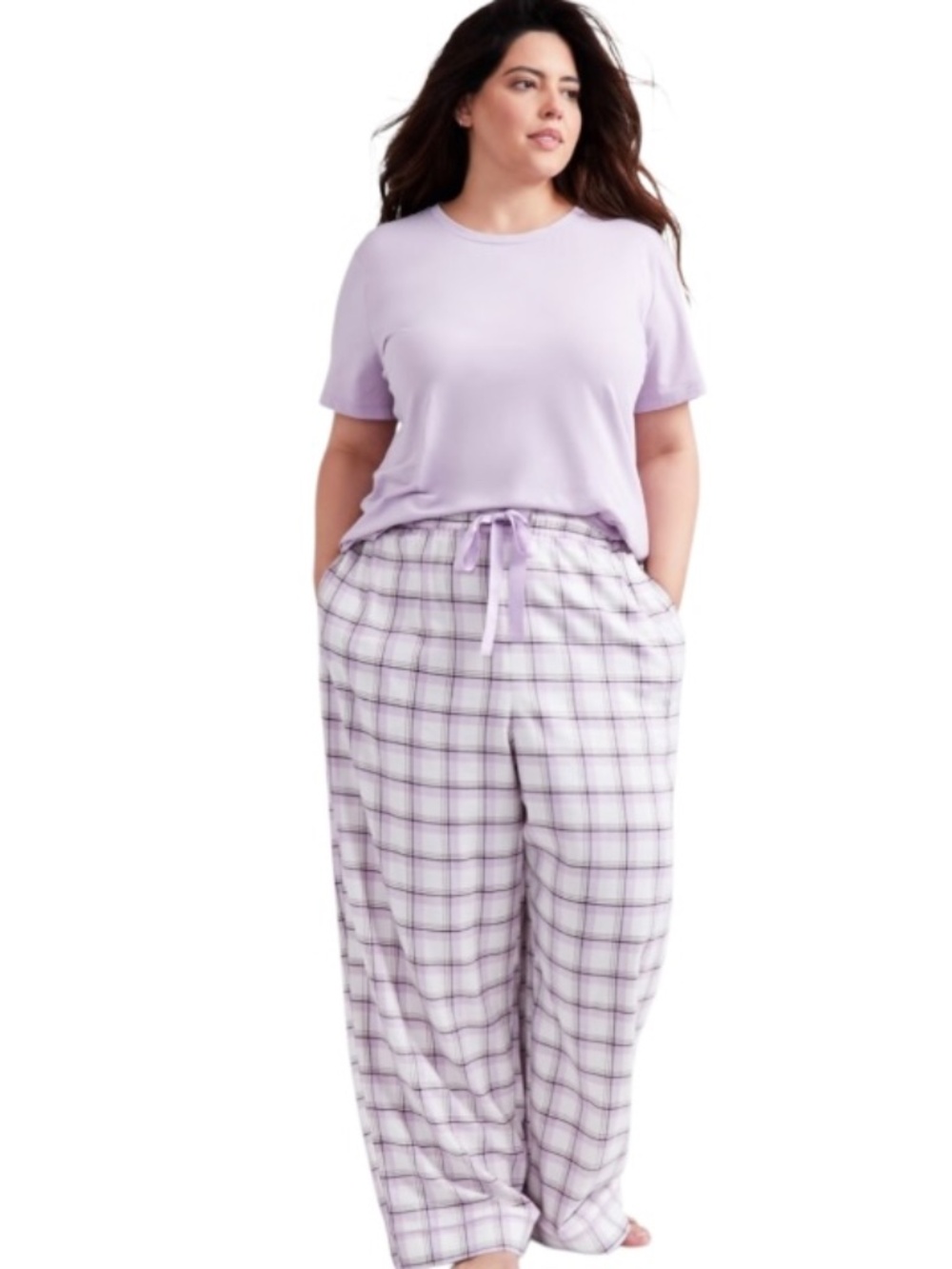 State of Day Women's Plaid Flannel Pajama Pants 1X Sunday Plaid - NWT - Picture 3 of 3